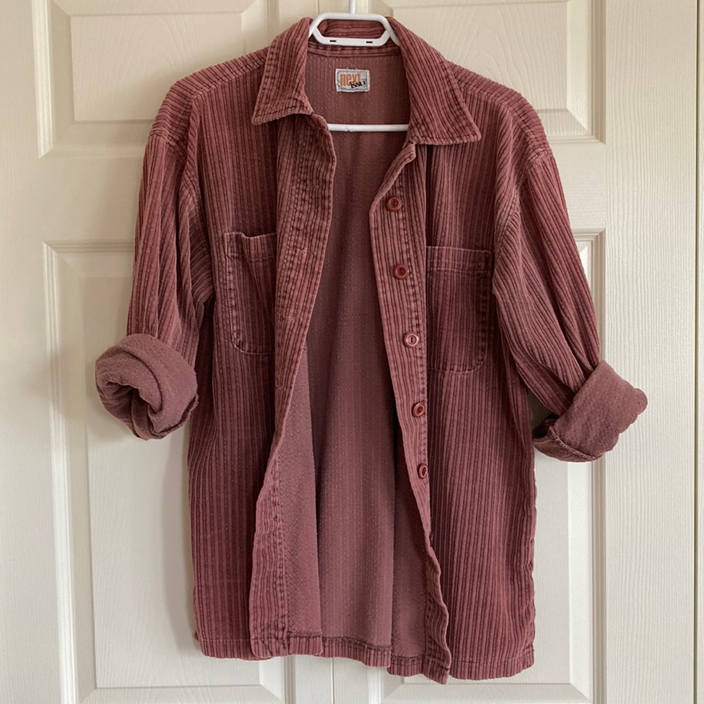 Vintage corduroy shacket